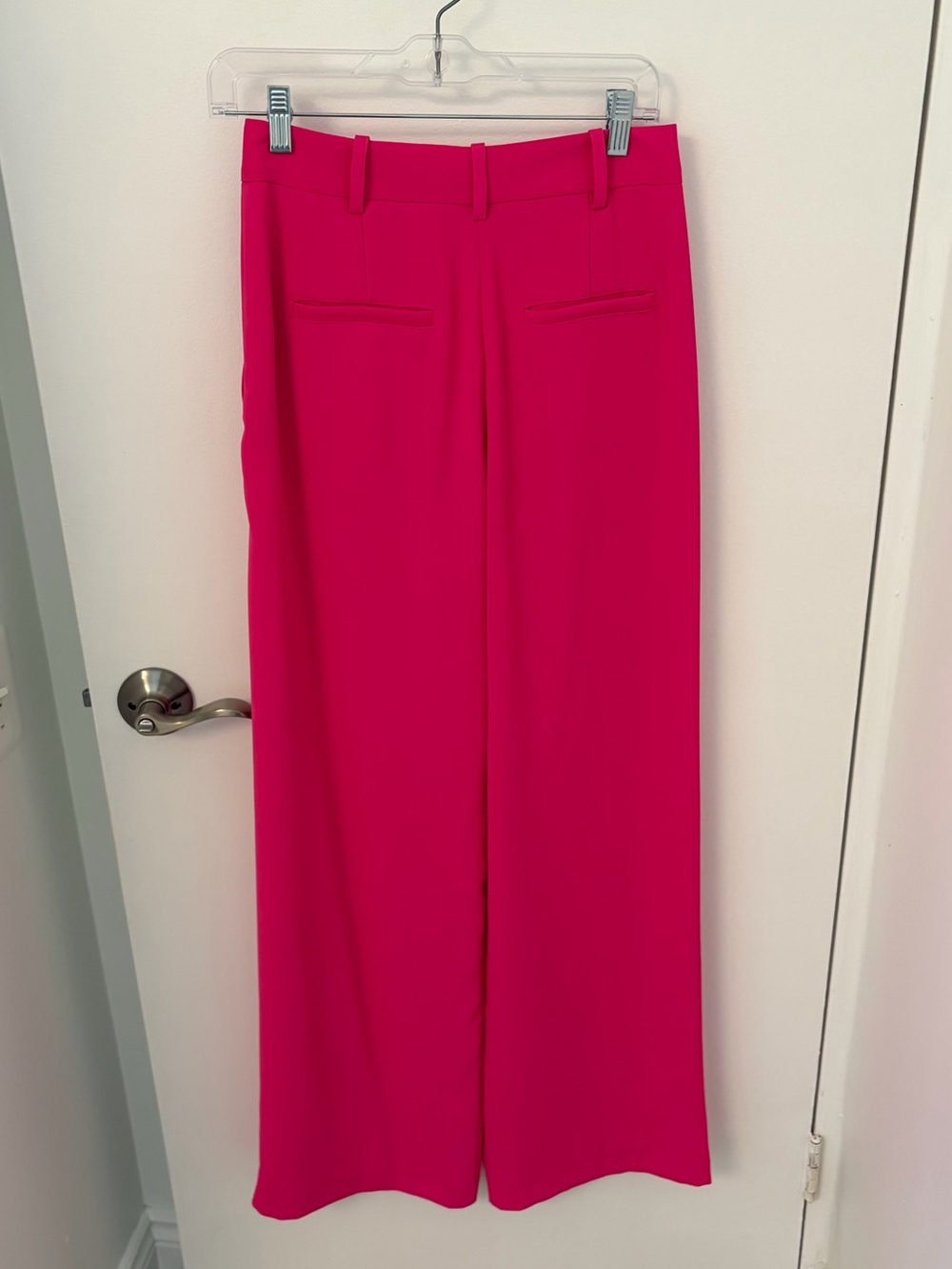 French Connection Bright Pink Wide Leg Trousers - Picture 2 of 4